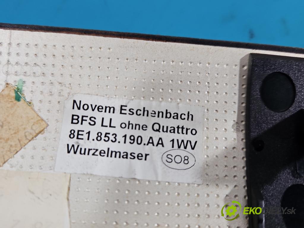 Audi A4 B6 2000-2004 2.5 tdi 163 hp automatic 120 kW 2496 cm3 5- lišta ozdobná interiéry: