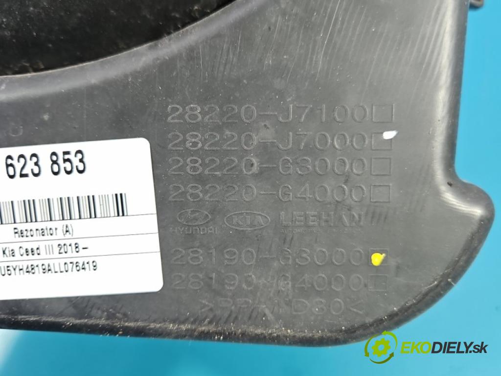 Kia Ceed III 2018- 1.6 CRDI 116 HP manual 85 kW 1598 cm3 5- rezonátor 28221-J7000