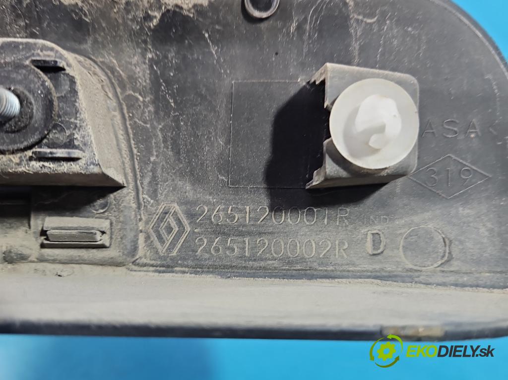 Renault Master III 2010-2024 2.3 dci 170 HP manual 125 kW 2299 cm3 5- zaslepka: zadné 265120001R