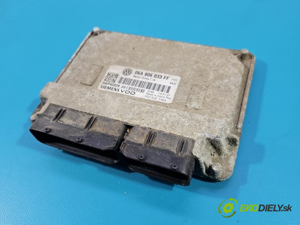 Seat Leon II 2005-2012 1.6 8V 102 HP manual 75 kW 1595 cm3 5- riadiaca jednotka motora 06A906033FF