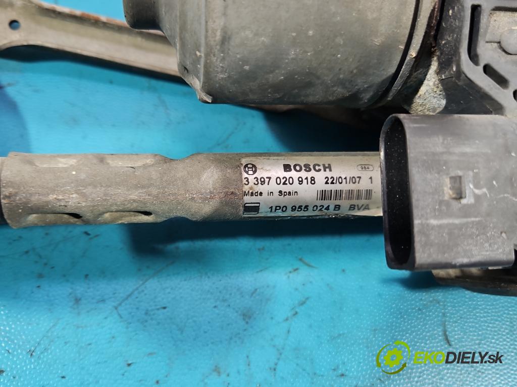 Seat Leon II 2005-2012 1.6 8V 102 hp manual 75 kW 1595 cm3 5- motor stěračů přední 3397020918