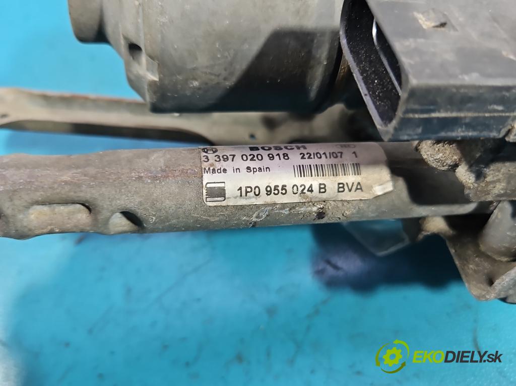 Seat Leon II 2005-2012 1.6 8V 102 hp manual 75 kW 1595 cm3 5- motor stěračů přední 3397020918