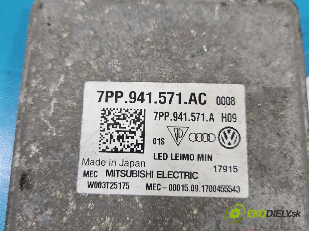 Vw Passat B8 2014- 2.0 tdi 190 HP automatic 140 kW 1968 cm3 5- modul lampy: 7PP941571AC