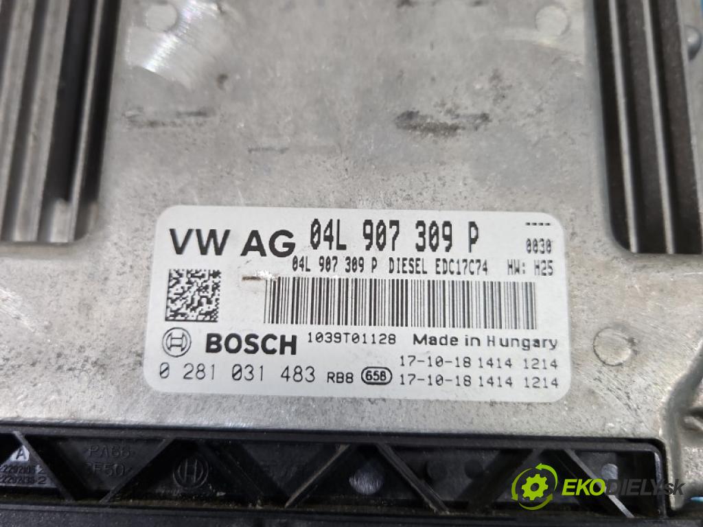 Vw Passat B8 2014- 2.0 tdi 190 HP automatic 140 kW 1968 cm3 5- riadiaca jednotka motora 04L907309P
