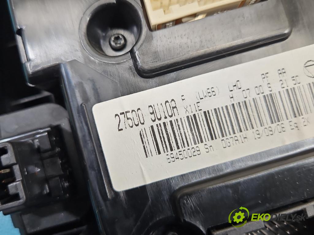 Nissan Note I 2006-2012 1.5 dci 86 HP manual 63 kW 1461 cm3 5- panel kúrenia 27500-9U10A