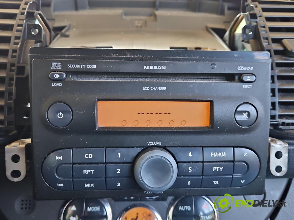 Nissan Note I 2006-2012 1.5 dci 86 HP manual 63 kW 1461 cm3 5- Radio originál 7645387318
