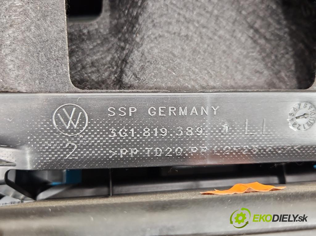 Vw Passat B8 2014- 2.0 tdi 190 HP automatic 140 kW 1968 cm3 5- kokpit,pristrojová doska rozdeľovacia
