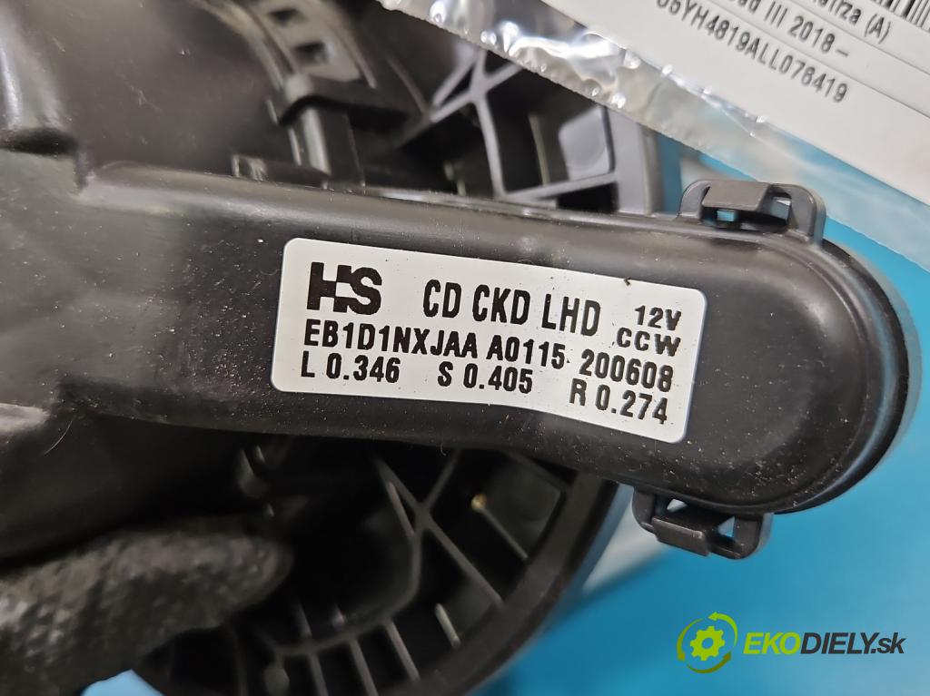 Kia Ceed III 2018- 1.6 CRDI 116 HP manual 85 kW 1598 cm3 5- ventilátor vzduchu