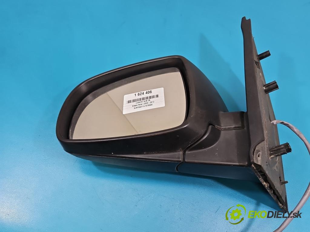 Nissan Note I 2006-2012 1.5 dci 86 HP manual 63 kW 1461 cm3 5- zrkadlo ľavé  (Kľučka dverí ostatné)