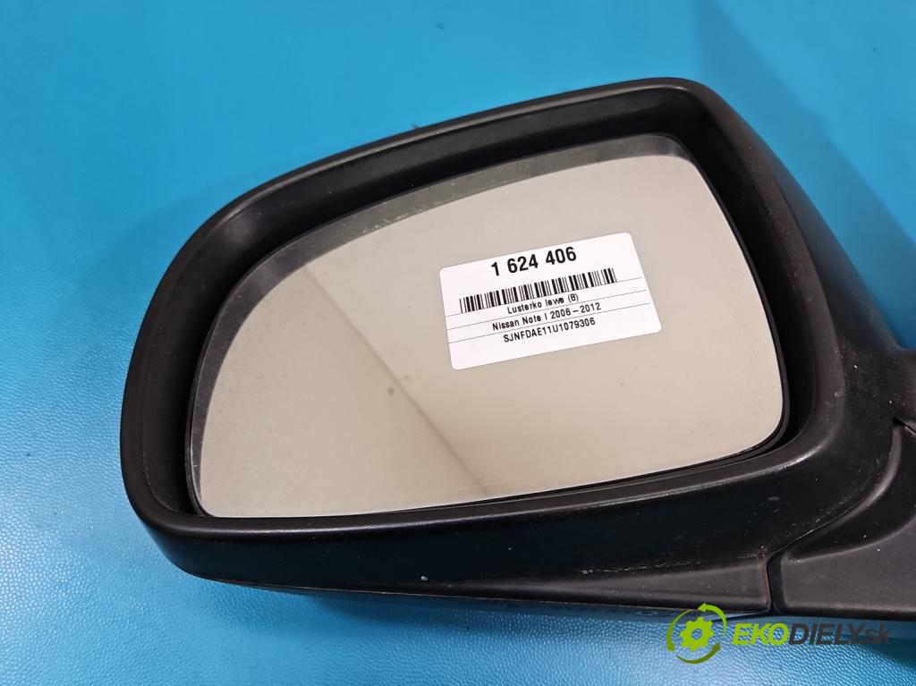 Nissan Note I 2006-2012 1.5 dci 86 HP manual 63 kW 1461 cm3 5- zrkadlo ľavé  (Kľučka dverí ostatné)