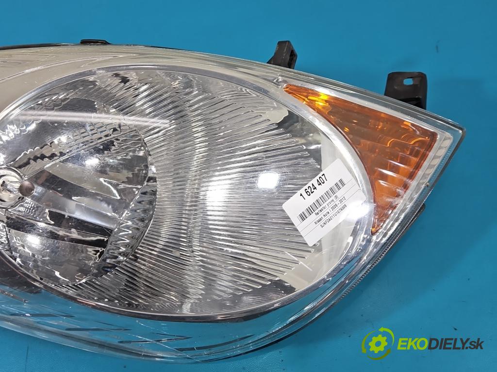 Nissan Note I 2006-2012 1.5 dci 86 HP manual 63 kW 1461 cm3 5- Reflektor: pravý  (Svetlo predné pravé)