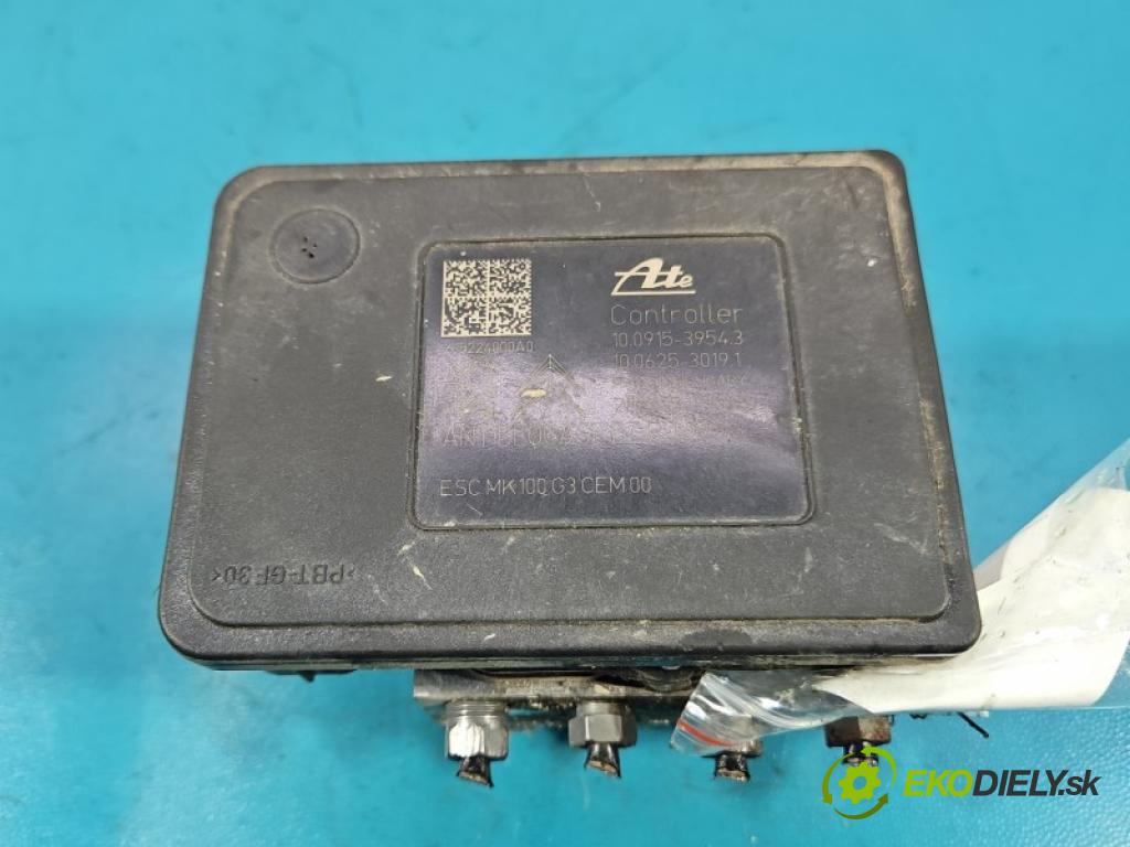 Citroen C4 Cactus 2014-2020 1.6 hdi 99 HP manual 73 kW 1560 cm3 5- čerpadlo abs 100915-39543 (Pumpa ABS)