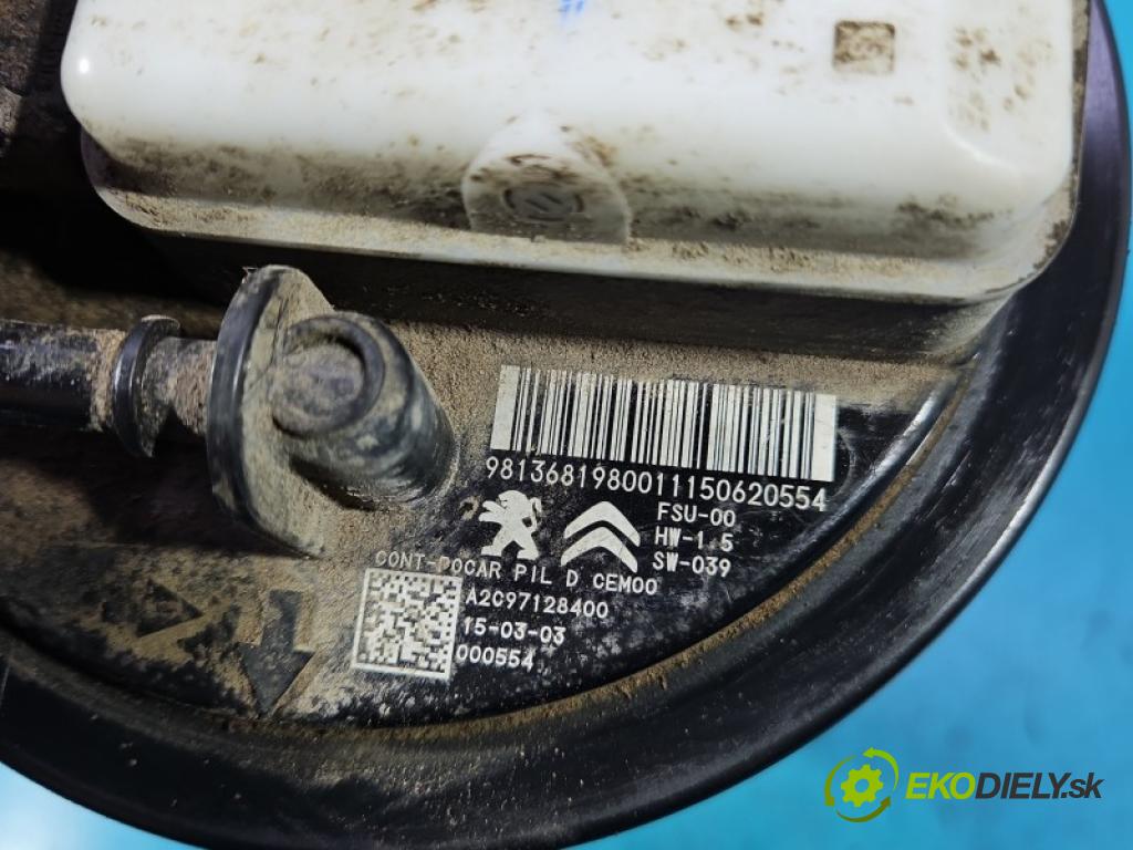 Citroen C4 Cactus 2014-2020 1.6 hdi 99 HP manual 73 kW 1560 cm3 5- čerpadlo palivo 9813681980