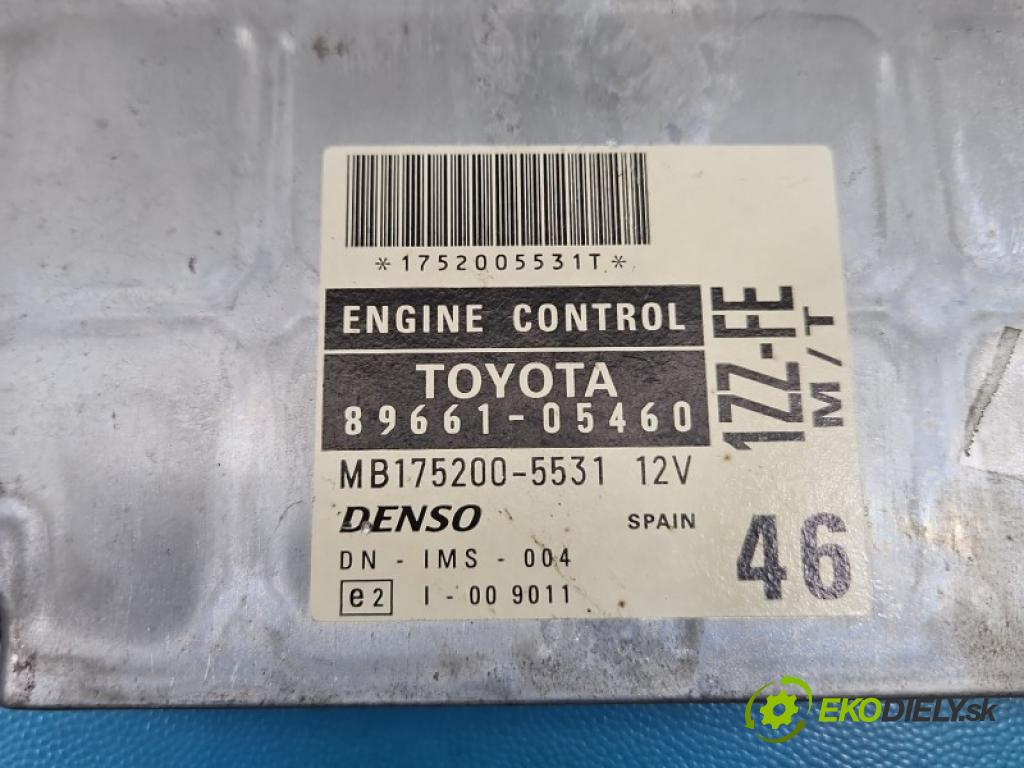 Toyota Avensis I T22 1997-2003 1.8 vvti 129 HP manual 95 kW 1794 cm3 5- riadiaca jednotka motora 89661-05460