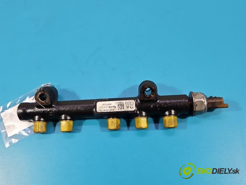 Citroen C4 Cactus 2014-2020 1.6 hdi 99 HP manual 73 kW 1560 cm3 5- lišta vstrekovacia 9804776780 (Vstrekovacia lišta)