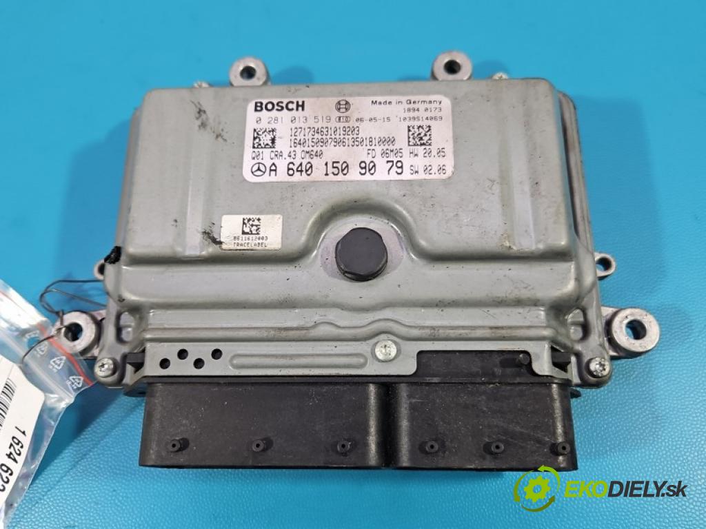 Mercedes A W169 2004-2012 2.0 CDI 140 HP automatic 103 kW 1992 cm3 3- riadiaca jednotka motora 0281013519