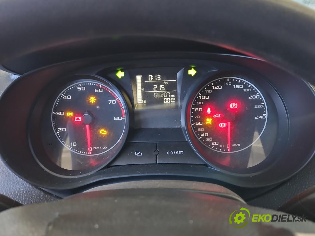 Seat Ibiza IV 6J 2008-2017 1.2 TSI 105 HP manual 77 kW 1197 cm3 5- prístrojovka/ budíky 6J0920806 (Prístrojová doska)