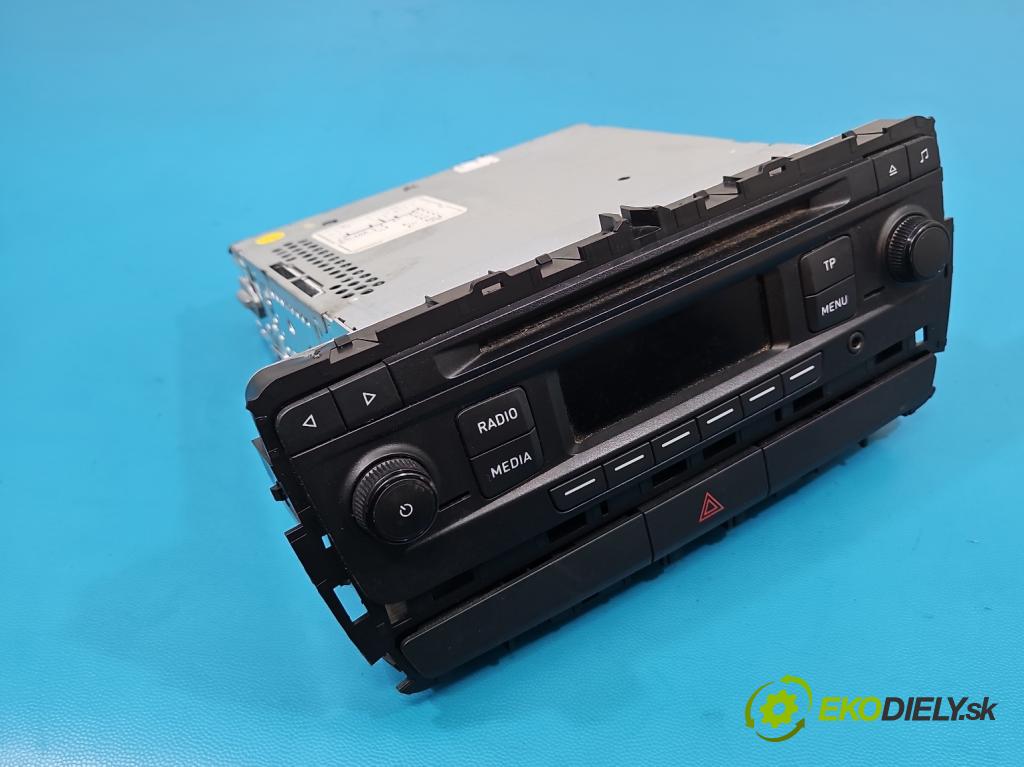 Seat Ibiza IV 6J 2008-2017 1.2 TSI 105 HP manual 77 kW 1197 cm3 5- Radio originál 6J0035156