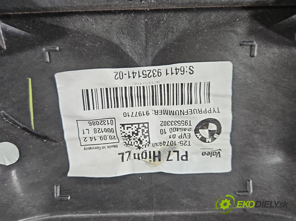 Bmw 4 F32/F33/F36 2013-2020 2.0 T 245KM automatic 180 kW 1997 cm3 4- radiátor 9325141-02 (Radiátor topení)