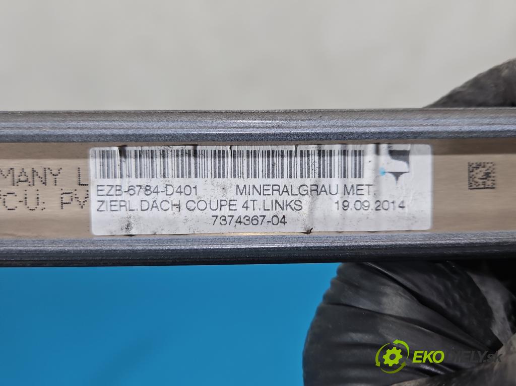 Bmw 4 F32/F33/F36 2013-2020 2.0 T 245KM automatic 180 kW 1997 cm3 4- lišta střecha: ľavé 7374367-04