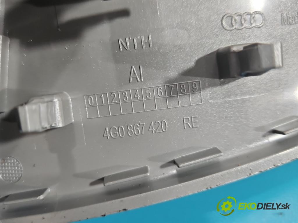 Audi A6 C7 2011-2018 2.0 tdi 190 HP automatic 140 kW 1968 cm3 5- lišta ozdobná vnitŕní: 4G0863273A