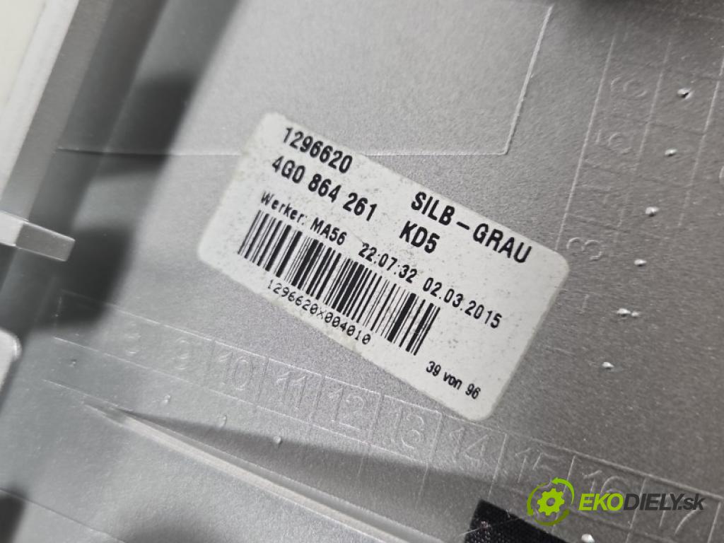 Audi A6 C7 2011-2018 2.0 tdi 190 HP automatic 140 kW 1968 cm3 5- lišta ozdobná vnitŕní: 4G0863273A