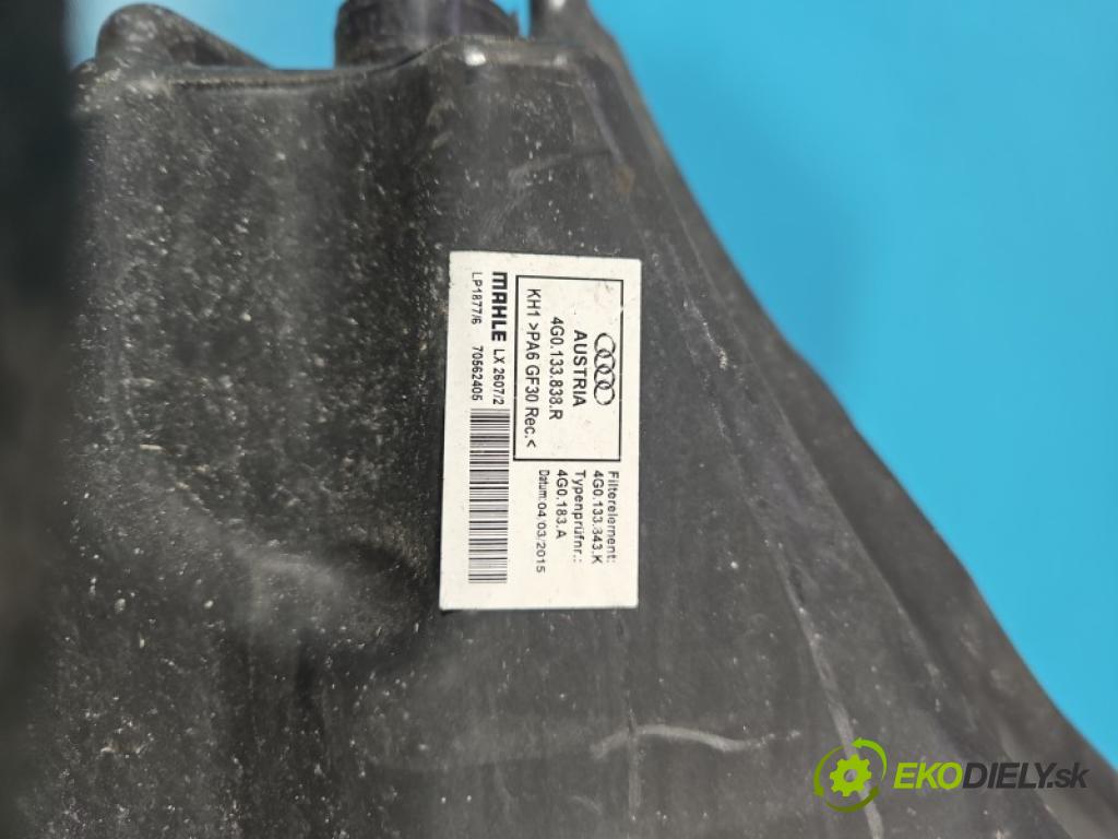 Audi A6 C7 2011-2018 2.0 tdi 190 HP automatic 140 kW 1968 cm3 5- obal filtra vzduchu 4G0133838R (Obal vzduchového filtra)