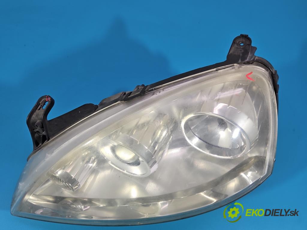 Opel Corsa C 2000-2006 1.2 16V 75 hp manual 55 kW 1199 cm3 5- světlo levý 13100535 (Klika dveří ostatní)