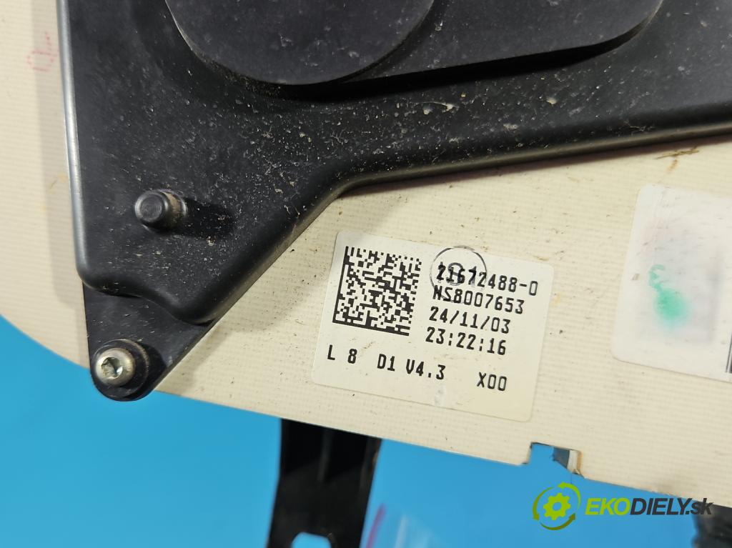 Renault Master II 1998-2010 2.5 dci G9U 114 HP manual 84 kW 2464 cm3 5- prístrojovka/ budíky P8200199523-B (Prístrojová doska)