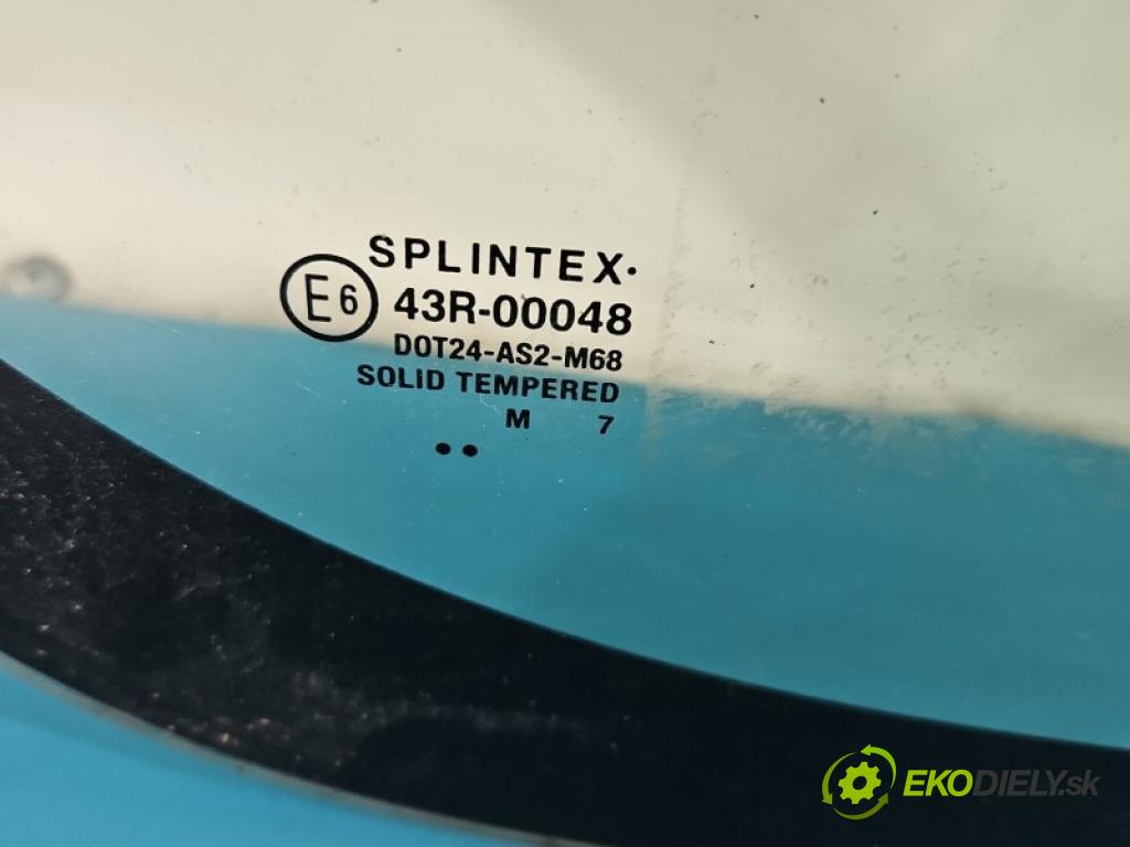 Toyota Aygo 2005-2014 1.0 12V 68 hp manual 50 kW 998 cm3 3- sklo zadní pravé