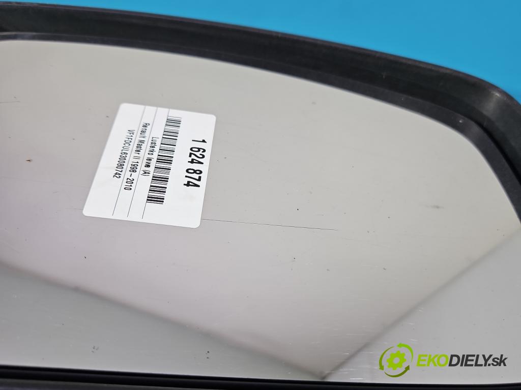 Renault Master II 1998-2010 2.5 dci G9U 114 hp manual 84 kW 2464 cm3 5- zpětné zrcátko levé  (Klika dveří ostatní)