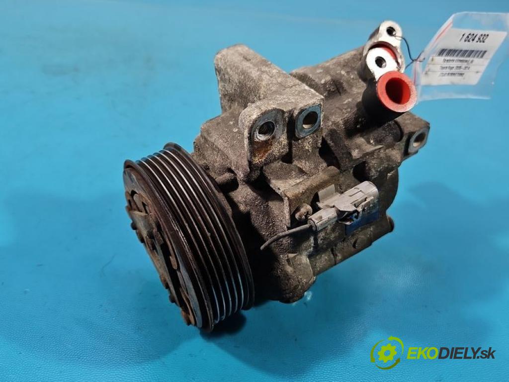Toyota Aygo 2005-2014 1.0 12V 68 hp manual 50 kW 998 cm3 3- Kompresor: klíma 88310-0H010-G (Kompresor klimatizace)