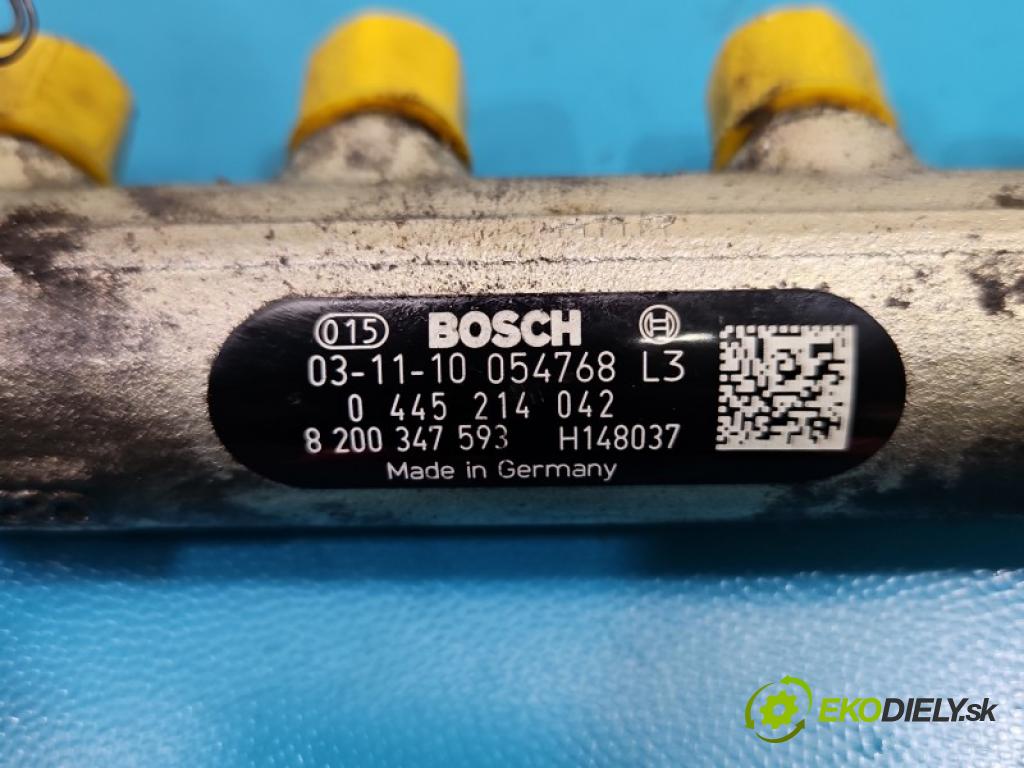 Renault Master II 1998-2010 2.5 dci G9U 114 HP manual 84 kW 2464 cm3 5- lišta vstrekovacia 0445214042 (Vstrekovacia lišta)