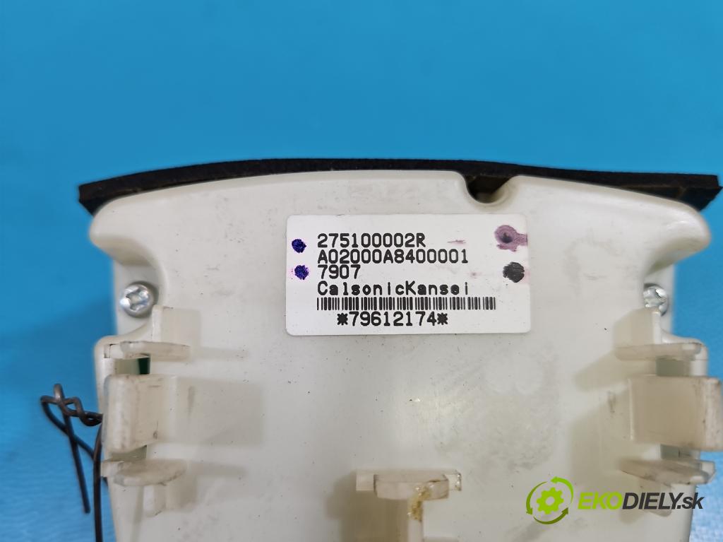 Renault Laguna III 2007-2015 2.0 16V 140 hp manual 103 kW 1997 cm3 5- palubní deska panel topení 275100002R