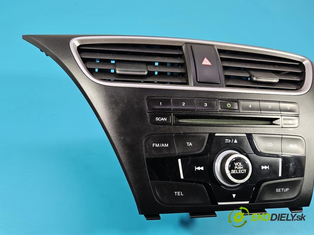 Honda Civic IX 2011-2017 1.8 16V 141 hp manual 104 kW 1798 cm3 5- Radio továrna: GKC27015569A