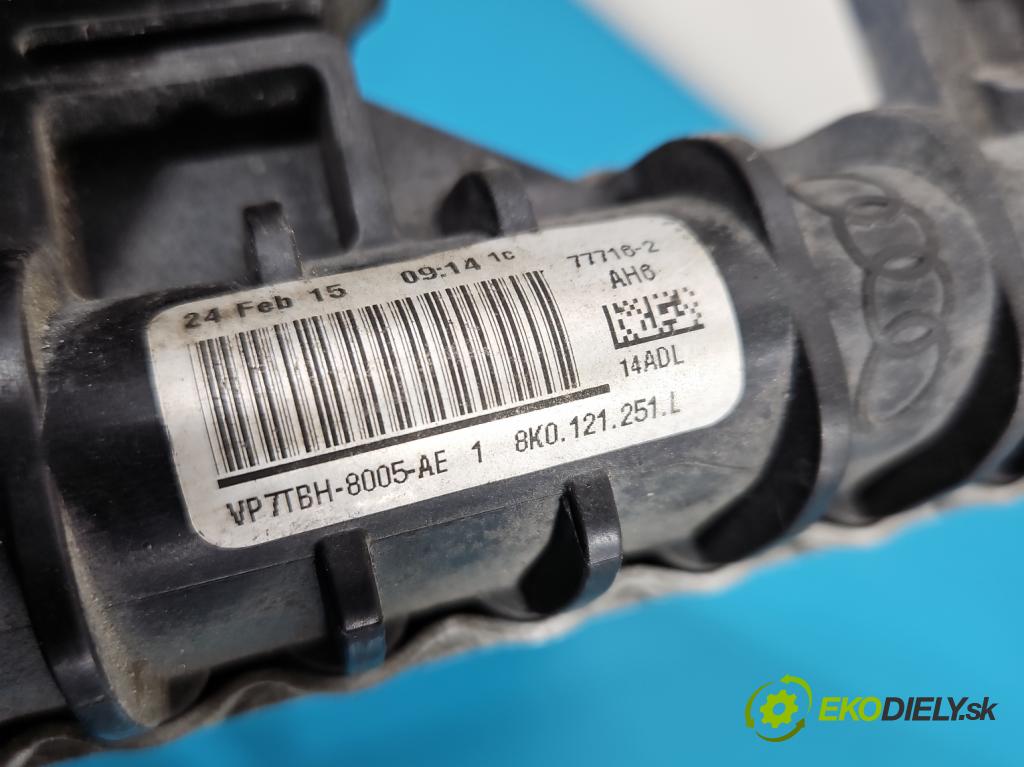 Audi A6 C7 2011-2018 2.0 tdi 190 HP automatic 140 kW 1968 cm3 5- chladič voda: 7TBH-8005-AE (Chladič vody)