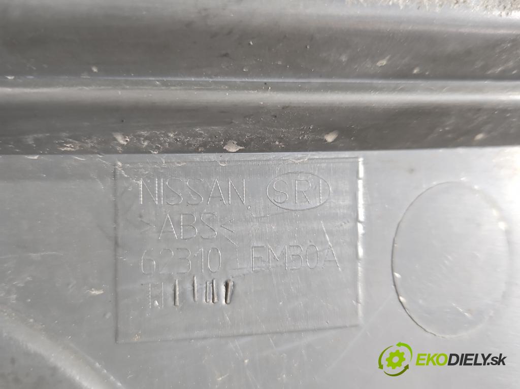 Nissan Tiida 1.8 16V 124 hp automatic 91 kW 1798 cm3 5- mřížka 62310-EM30A