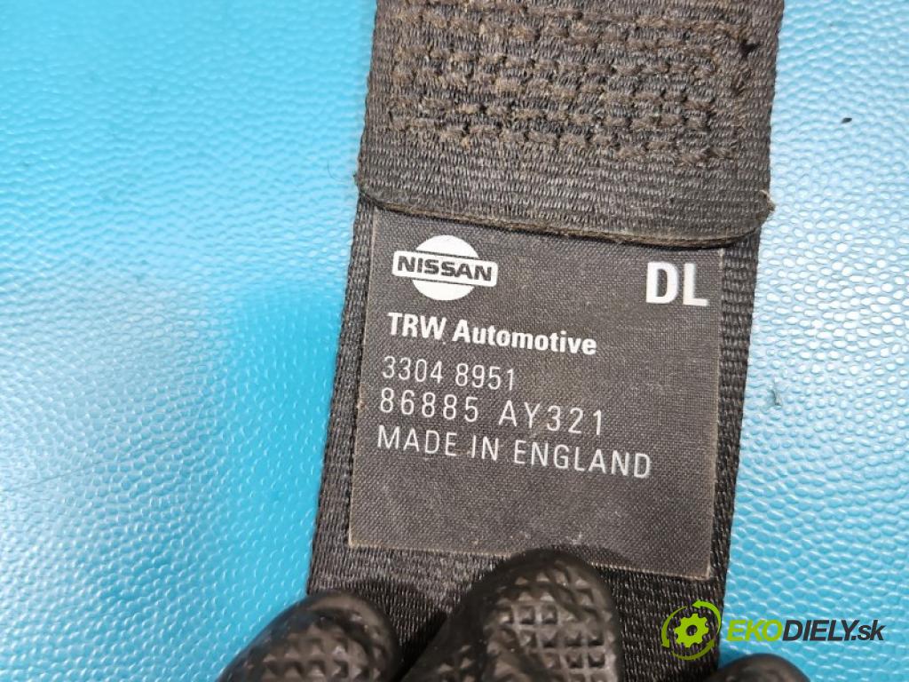 Nissan Micra K12 2003-2010 1.2 16V 65 HP manual 48 kW 1240 cm3 5- pas bezpečnosť: predné ľavý 86885-AY321