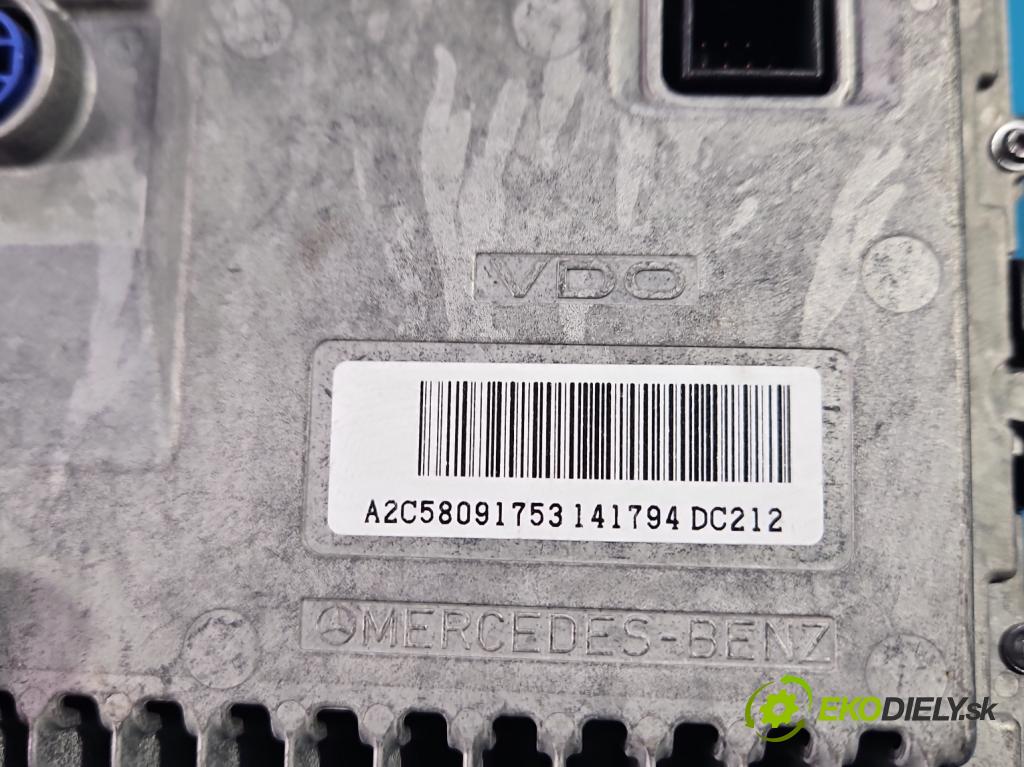 Mercedes ML W166 2011-2015 3.0 CDI 642.826 automatic 189 kW 2987 cm3 5- displej A2C58091753 (Přístrojová deska)