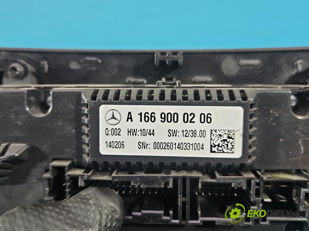 Mercedes ML W166 2011-2015 3.0 CDI 642.826 257HP automatic 189 kW 2987 cm3 5- panel kúrenia A1669000206