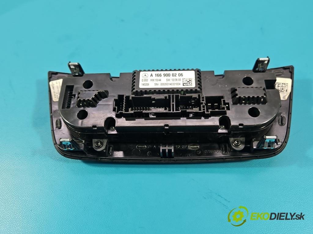 Mercedes ML W166 2011-2015 3.0 CDI 642.826 257HP automatic 189 kW 2987 cm3 5- panel kúrenia A1669000206