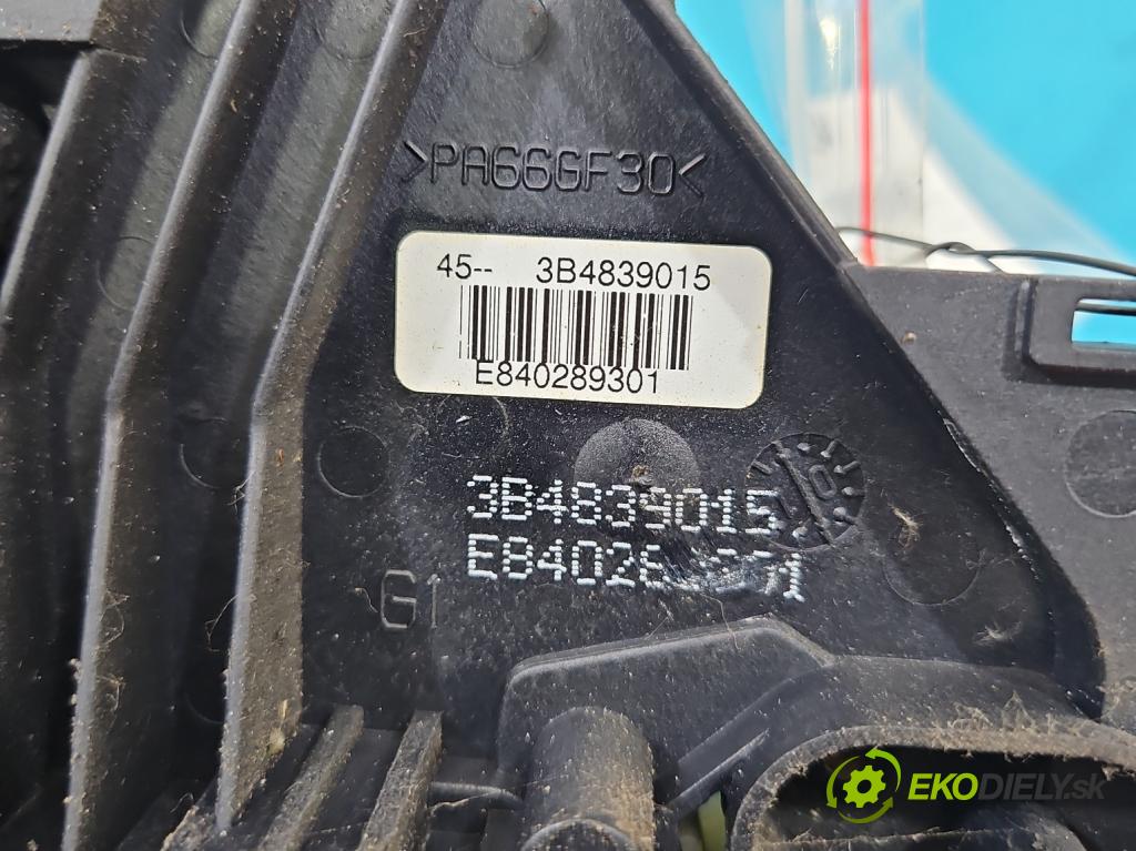 Vw Polo IV 9N 2001-2009 1.2 12V 64 hp manual 47 kW 1198 cm3 5- zámek zadní levý 3B4839015