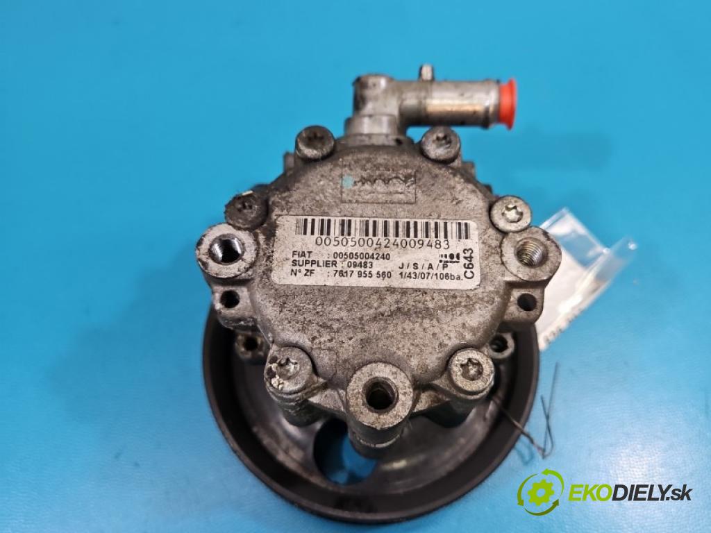 Alfa romeo 159 1.9 jtd 120 HP manual 88 kW 1910 cm3 5- čerpadlo posilovač 505004240 (Servočerpadlo)