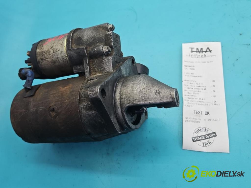 Fiat Cinquecento 0.7 plyn: 30KM manual 22 kW 704 cm3 3- štartér  (Štartér)