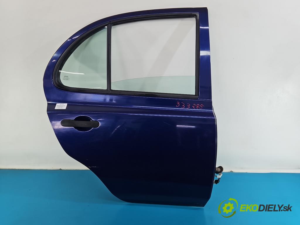 Nissan Micra K12 2003-2010 1.2 16V 65 hp manual 48 kW 1240 cm3 5- dveře zadní pravé  (Klika dveří ostatní)