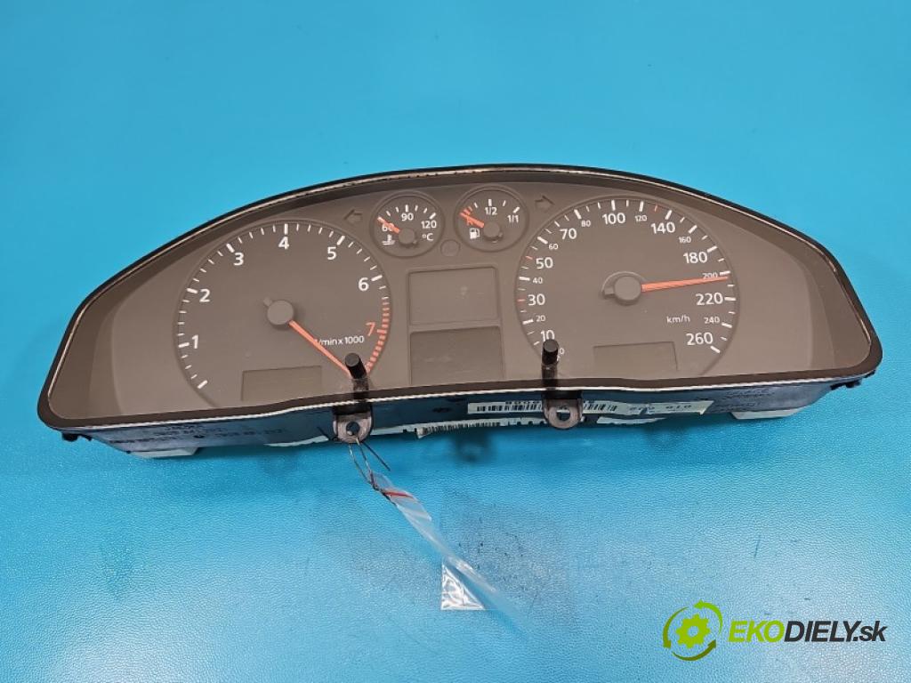 Audi A4 B5 1994-2001 1.6 8V 343858 101 hp manual 74 kW 1595 cm3 4- Přístrojová deska 8D0920900B (Přístrojová deska)