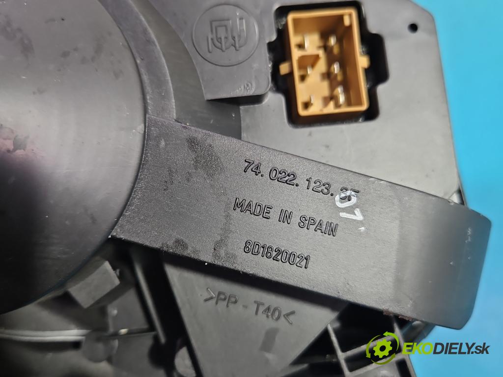 Audi A4 B5 1994-2001 1.6 8V 343858 101 hp manual 74 kW 1595 cm3 4- ventilátor vzduchu 74022123F