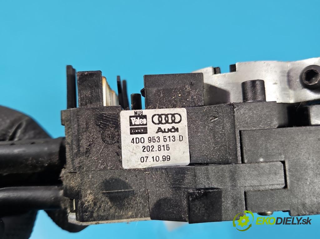 Audi A4 B5 1994-2001 1.6 8V 343858 101 hp manual 74 kW 1595 cm3 4- Přepínač sdružený 4D0953513D (Páčky pod volantem)