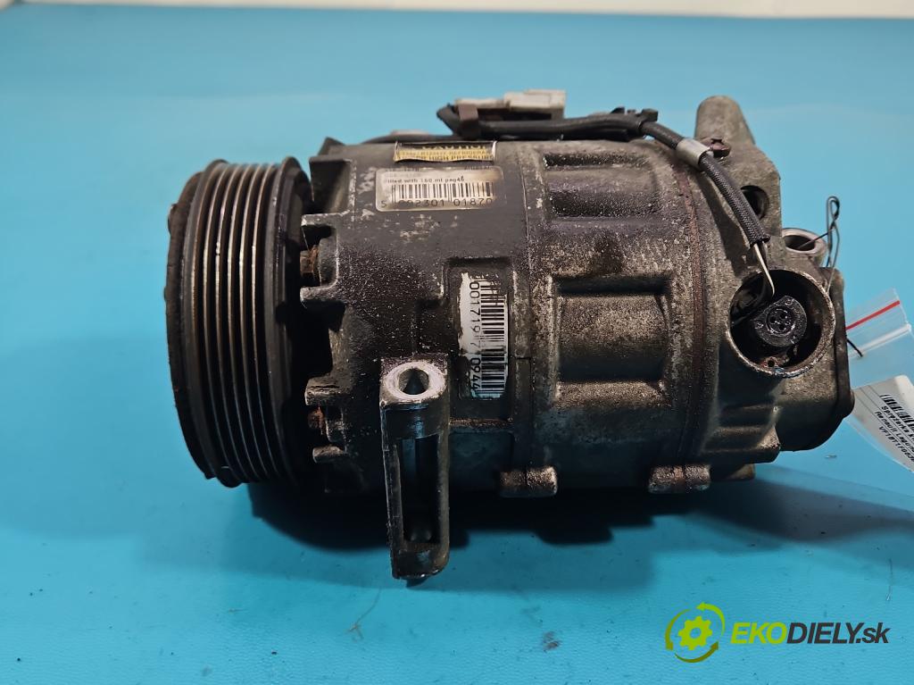 Renault Laguna III 2007-2015 2.0 16V 140 HP manual 103 kW 1997 cm3 5- Kompresor: klimatizácie DCS-17EC (Kompresor klimatizácie)