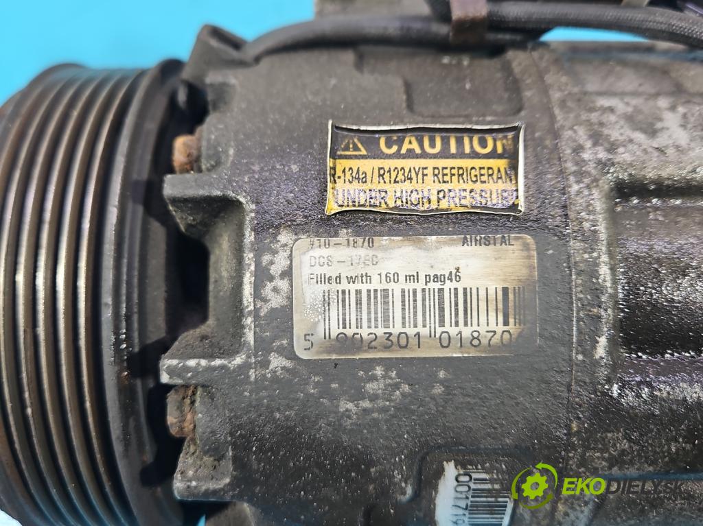 Renault Laguna III 2007-2015 2.0 16V 140 HP manual 103 kW 1997 cm3 5- Kompresor: klimatizácie DCS-17EC (Kompresor klimatizácie)
